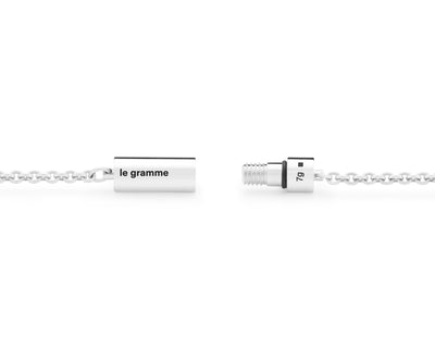 bracelet câble sur chaîne le 7g